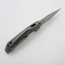 Reate Knives T3500 Titanium w/ Snake Skin Gold Carbon Inlay & M390