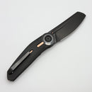 Reate Knives VK-CLU DLC Titanium Handles & Frosted Satin DLC Elmax