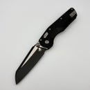 Factory Blem Microtech MSI RAM LOK Mini Black Fluted Aluminum Handles w/ Black M390MK 210M-1FL