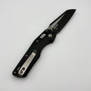 Factory Blem Microtech MSI RAM LOK Mini Black Fluted Aluminum Handles w/ Black M390MK 210M-1FL
