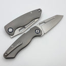 Kunwu Verta Geronimo Orange Peel Titanium Handle w/ Vanax B718T-2A