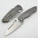 Kunwu Verta Geronimo Diamond Texture Titanium Handle w/ Vanax B718T-1A