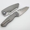 Kunwu Verta Geronimo Diamond Texture Titanium Handle w/ Vanax B718T-1A