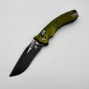 Factory Blem Microtech Amphibian Mini RAM LOK OD Green Frag Aluminum & Black M390MK 137MRL-1FROD