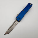 Factory Blem Microtech UTX-70 Gen IV w/ Blue Handle & Stonewash T/E M390MK 11494-10BL