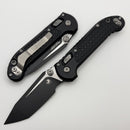 Microtech Knives LUDT Ram-Lok w/ Black Frag Handle & Black Tanto 1136RL-1FR