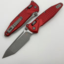 Microtech Socom Ram-Lok w/ Red Aluminum Frag Handles & T/E Apocalyptic M390MK 161RL-10APFRRD