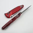Microtech Socom Ram-Lok w/ Red Aluminum Frag Handles & T/E Apocalyptic M390MK 161RL-10APFRRD