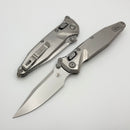 Marfione Select Microtech Socom Ram-Lok Titanium Slab Handles w/ Bronze Accents & Stonewash M390MK 160RLS-10MS2