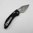 Factory Blem Microtech Knives Manual M-Stitch RAM LOK Black Frag Aluminum Handles & Stonewash M390MK 169MRL-10FR