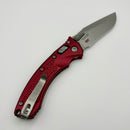 Factory Blem Microtech Amphibian Mini RAM LOK Merlot Frag Aluminum & Stonewash M390MK 137MRL-10FRMR