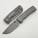 Chaves Redencion Street Integral Magnetic Inlaid Titanium Handle & M390 Stonewash Drop Point