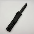 Pre-Owned Microtech Knives Combat Troodon Gen III Tactical Hellhound w/ Black Handle Signature Series 1219-1TS