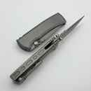 Chaves Redencion Street Integral Magnetic Inlaid Titanium Handle & M390 Stonewash Drop Point