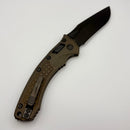Pre-Owned Microtech Marfione Select Amphibian RAM LOK Antique Bronze Frag Titanium Handles & DLC M390MK & DLC Accents 137RL-1DLCTFRMS1