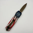 Pre-Owned Microtech Luminary USA 250th 1776-2026 w/ Bronze Apocalyptic M390MK D/E Signature Series 1270-13APS-4J250