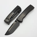 Chaves Redencion Street Satin Flats Black PVD Integral Magnetic Inlaid Titanium Handle & M390 Drop Point