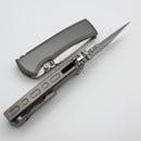 Chaves Redencion Street Integral Magnetic Inlaid Titanium Handle & M390 Belt Finish Tanto