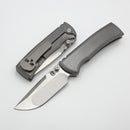 Chaves Redencion Street Integral Magnetic Inlaid Titanium Handle & M390 Belt Finish Drop Point