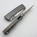 Chaves Redencion Street Integral Magnetic Inlaid Titanium Handle & M390 Belt Finish Drop Point