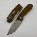 Remette Rhino Tan Micarta and Bead Blasted 14C28N MC26A