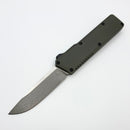 Chaves Dissident OD Green Crosshatch Handle w/ Black Nitride Hardware & Two Tone Stonewash Drop Point M390