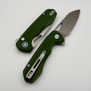 Remette RT-Camel Green G-10 Handles w/ Satin 14C28N Blade