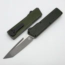 Chaves Dissident OD Green Battleworn Crosshatch Handle w/ Black Nitride Hardware & Two Tone Stonewash M390