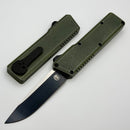 Chaves Dissident OD Green Crosshatch Handle w/ Black Nitride Hardware & Black Two Tone Drop Point M390