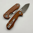 REMETTE RT-Camel Brown Micarta Handles w/ Satin 14C28N Blade