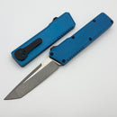 Chaves Dissident Blue Flat Handle w/ Blackout Hardware & Two Tone Stonewash Tanto M390