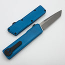 Chaves Dissident Blue Flat Handle w/ Blackout Hardware & Two Tone Stonewash Tanto M390