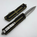 Microtech Scarab 2 Gen 3 OD Green Handles w/ D/E Stonewash M390MK 1280-10OD