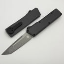 Chaves Dissident Black Flat Blasted Handles w/ Black Hardware & Stonewash Tanto M390