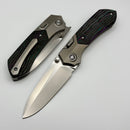 Remette RT-Meteor Satin Titanium w/ Jazzy CamoCarbon Inlay w/ Pearlescent M390 RTPT-JAC