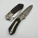 Remette RT-Meteor Satin Titanium w/ Jazzy CamoCarbon Inlay w/ Pearlescent M390 RTPT-JAC