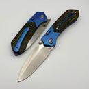 Remette RT-Meteor Blue Titanium w/ Ultimate Warrior CamoCarbon Inlay w/ Pearlescent M390 RTPT-UC
