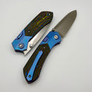 Remette RT-Meteor Blue Titanium w/ Ultimate Warrior CamoCarbon Inlay w/ Pearlescent M390 RTPT-UC