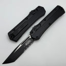 Microtech Glykon Tactical w/ Black Tanto Part Serrated M390MK 185-2T