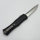 Microtech Knives Mini Hera Satin S/E M390MK w/ Black Handle 1703M-4