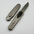 Remette RT-Swordfish Aluminum Handles w/ Carbon Fiber inlay and 14C28N Blade ZL103C1