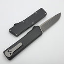 Chaves Dissident Black Flat Battleworn Handle w/ Stonewash Hardware & Two Tone Stonewash Drop Point M390