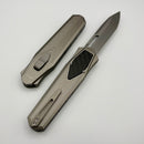 Remette RT-Swordfish Aluminum Handles w/ Carbon Fiber inlay and Stonewashed 14C28N Blade ZL103C2