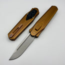 Remette RT-Swordfish Copper Aluminum Handles w/ Carbon Fiber inlay and Stonewashed 14C28N Blade ZL103C5
