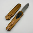 Remette RT-Swordfish Copper Aluminum Handles w/ Carbon Fiber inlay and Stonewashed 14C28N Blade ZL103C5