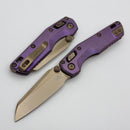 Microtech Marfione Select MSI RAM LOK Mini Slab Royal Purple Titanium Handles w/ Bronze Accents & Bronze M390MK 210M-13MS5