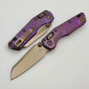 Microtech Marfione Select MSI RAM LOK Mini Frag Royal Purple Titanium Handles w/ Bronze Accents & Bronze M390MK 210M-13FRMS5