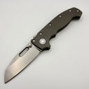 Demko Knives MG AD20 w/ Rockscale Design Titanium Scales & CPM-3V Shark Foot (Consignment)