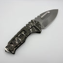 Medford Knife Praetorian TI Predator Sculpted Handles w/ S45VN Stonewashed Drop Point (Consignment)