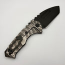 Medford Knife Praetorian T Predator Sculpted Handles w/ PVD Hardware/Clip & S35VN PVD Tanto (Consignment)